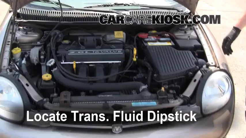 2001 Dodge Neon 2.0L 4 Cyl. Transmission Fluid Check Fluid Level